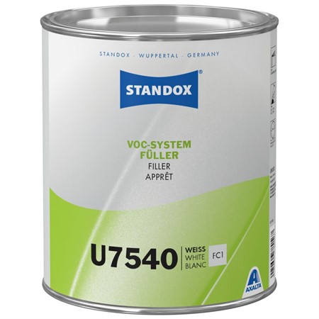 Standox U7540 Voc Systemfyller Vit 3,5L