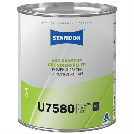 Standox U7580 Voc Primer Wet-On-Wet Svart 3,5L