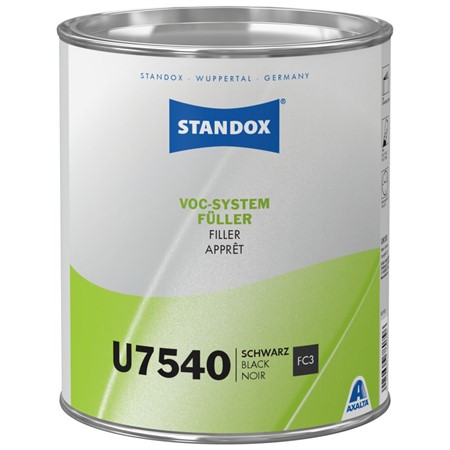 Standox U7540 Voc Systemfyller Svart 3,5L