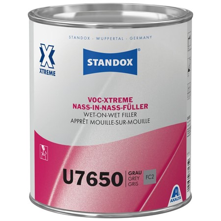 Standox U7650 Voc Xtreme Wet-on-Wet Grå 3,5L