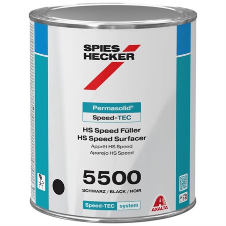 Sh 5500 Permasolid Hs Speed Surfacer Svart 1L