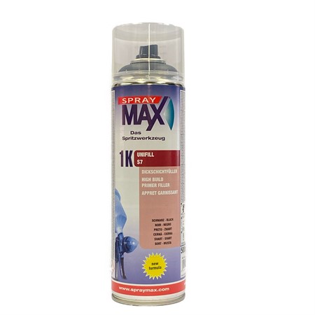 Spraymax Unifill 1K S7 Svart 500ml