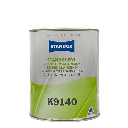 Standox K9140 2K Klarlack Halvblank 0,8L